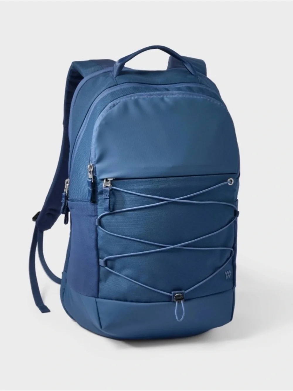 all in motion Navy Blue Kids Backpack with Front Bungee